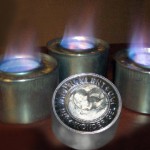 Fuel gel burning with pleasant Blue flame
